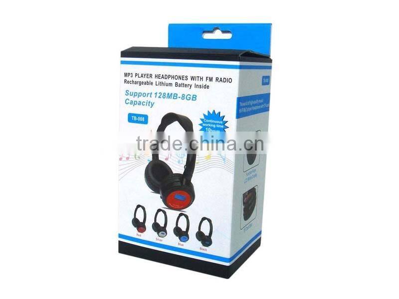 FM Radio 2015 hot product wireless headset for promotion