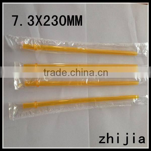 7mm wrapped cheap drinking straw