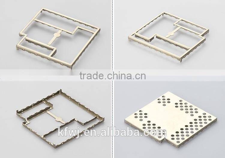 Custom electronics stainless steel shield plate