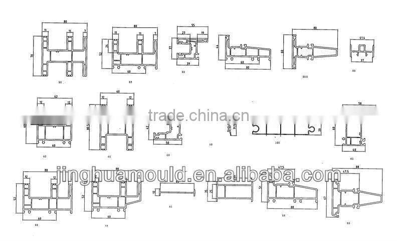 Extrusion WPC Wood Plastic Guard Rail Fence Die Mould