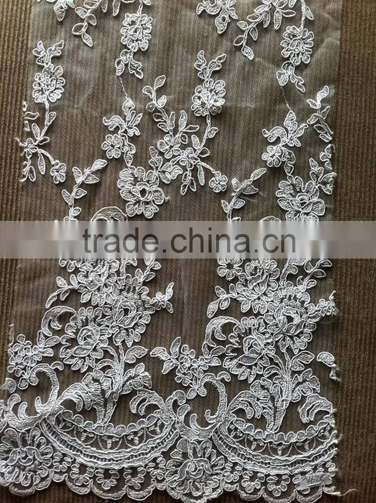 Newest style promotional cord laces fabric