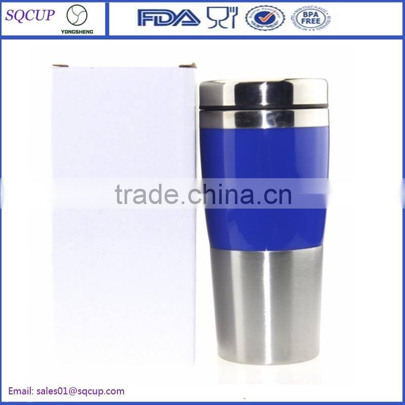 16-Ounce Capacity Auto travel coffee mug coffee cup vacuum tumbler with Lids and Cup Sleeves