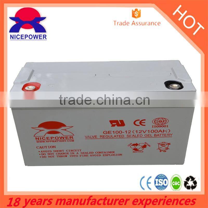 12v 250ah 48 volt battery pack deep cycle solar Gel SLA Battery for Solar Panel System