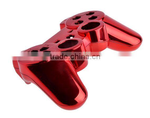 Custom Red Chrome Shell for PS3 Chrome Housing for Playstation 3 Controller Full Shell Plus Full set Buttons