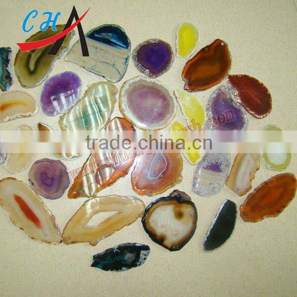 Pink Agate Slices For Sale