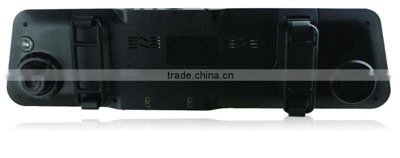 Newest Arrival 2 MP Dual Lens 4.3" TFT High Resolution LCD Screen Car Mirror Recorder