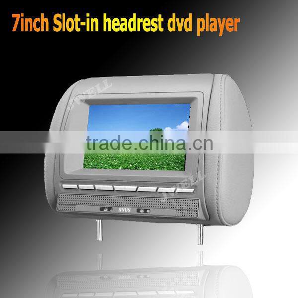 7 inch headrest car dvd player monitor