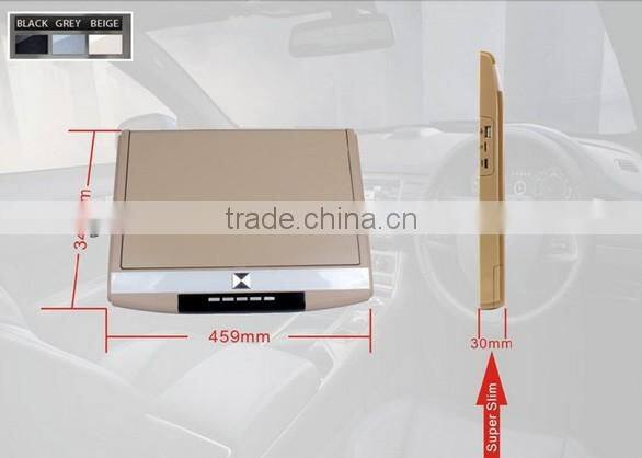 Hdmi Input Car Monitor Car 15" Roof Mount Monitor