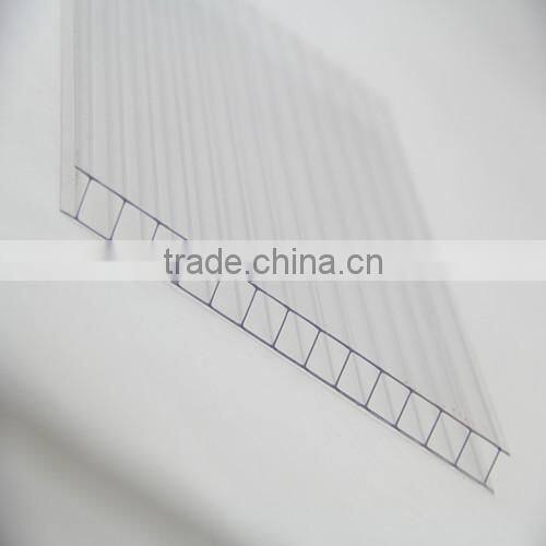 hollow polycarbonate greenhouse sheet corrugated roofing polycarbonate panels car port Honeycomb hollow sheet