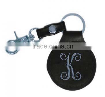 Personalized Engraved Monogram Stainless Steel Tassel Keychain