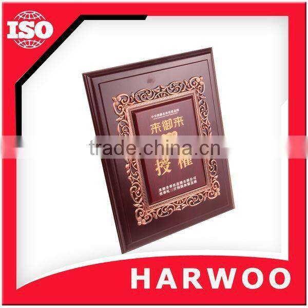 High-end white Wooden shield plaques