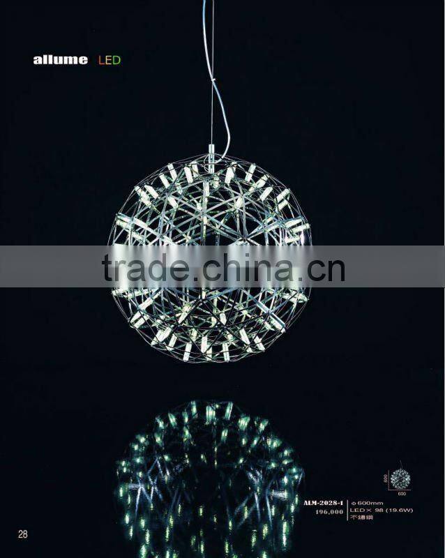 Epistar White Square Acrylic Pendant LED Chandelier for Home