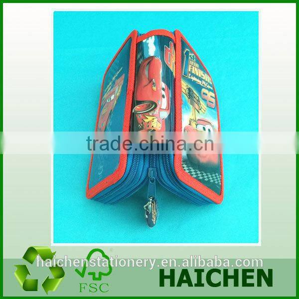 hot sale zipper pencil bag stationery set