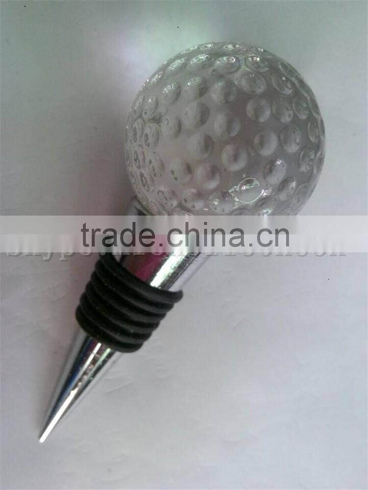 Popular golf ball shape wine stopper exist mold