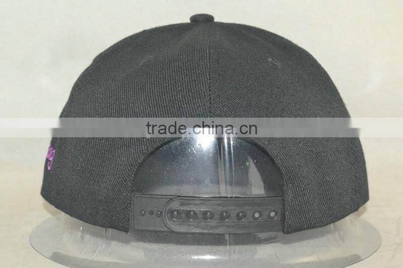 custom simple snapback new design embroidery flat brim snapback