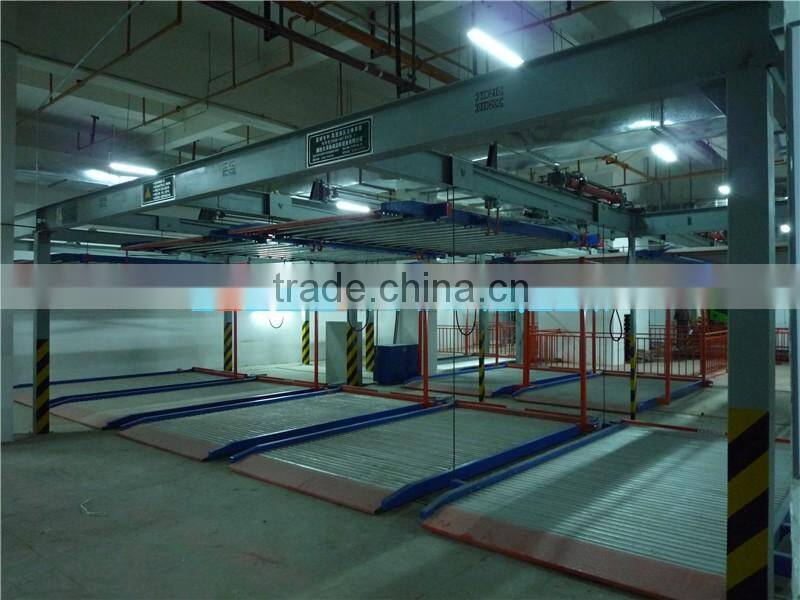 PLC controlled automated puzzle lift platform automated parking system