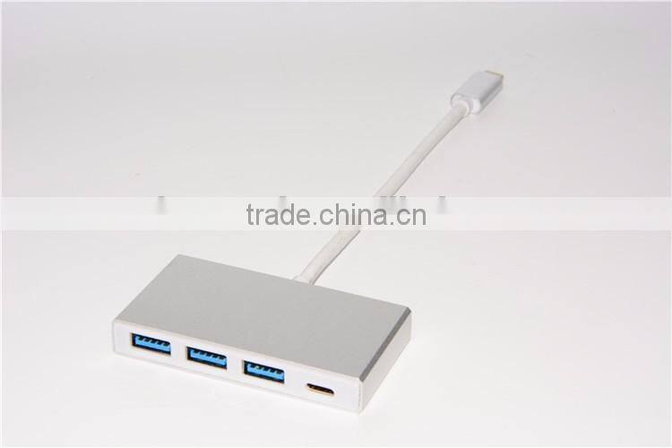 Super Slim USB 3.0 Hub Type C Charger 4 Port USB Hub