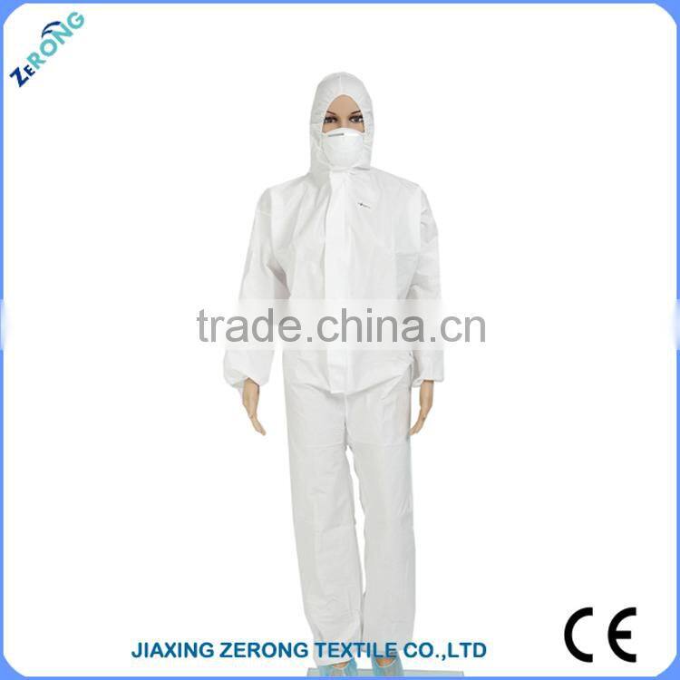 Sample free blue disposable pp isolation gown