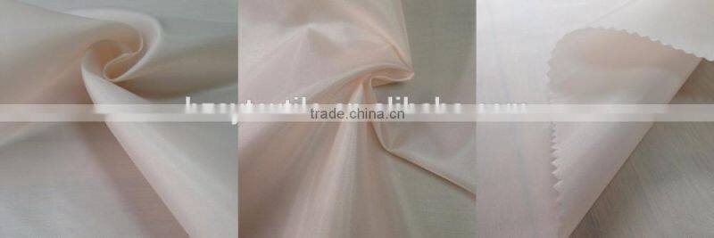 polyester 190T pa coated waterproof dyed curtain taffeta fabric