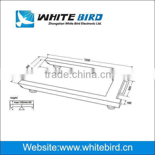 U shape weighing beam