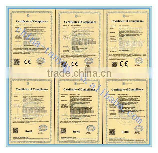 3W 6pcs special effect led lights disco light