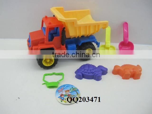 Plastic toy sand beach play set