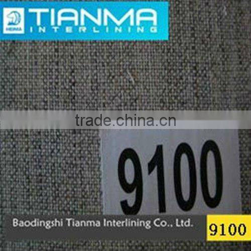 super quality hair canvas interlining 9100