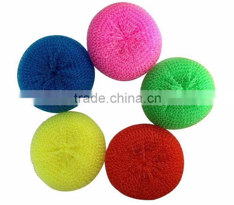 Kitchen colorful plastic cleaning ball