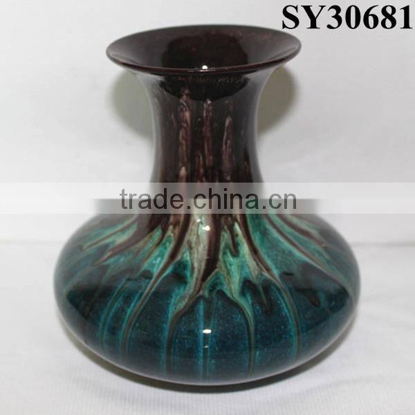 Vase for indoor decorative small glazed ceramic vase flower