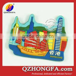 Funny Shaped Soft PVC Permanent Magnet Round Button