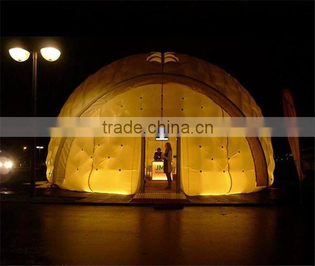 high quality inflatable tents export to Europe/semi-circular tent