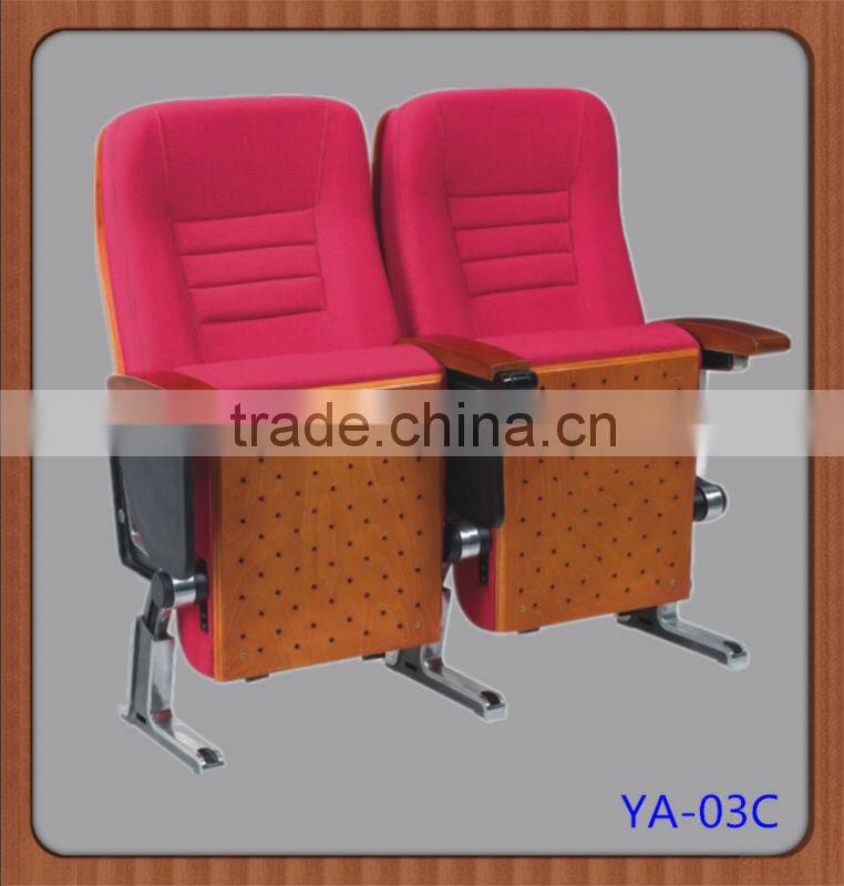 Modern design durable wooden lecture hall chair