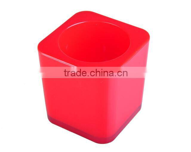 Rainbow colored style square contracted type toilet Brush Set