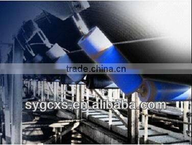 HDPE tube belt conveyor steel rollers