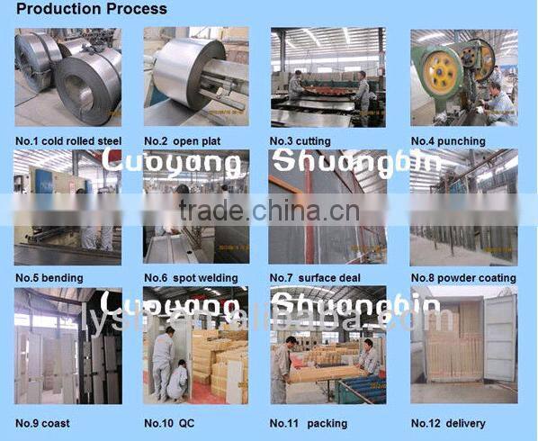 China factory custom-made different color 2 tiers clothes wardrobe 6 door changing room locker