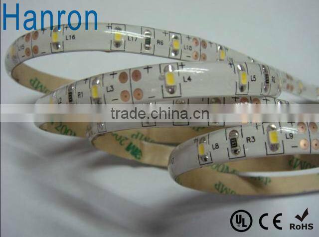 IP65 epoxy waterproof 14.4W/M SMD 2835 LED flexible strip light tape rope ribbon 12V 60led/m