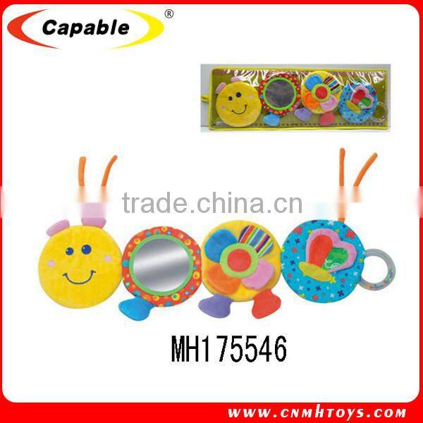 Funny educational baby toys with sound rotating insect toy