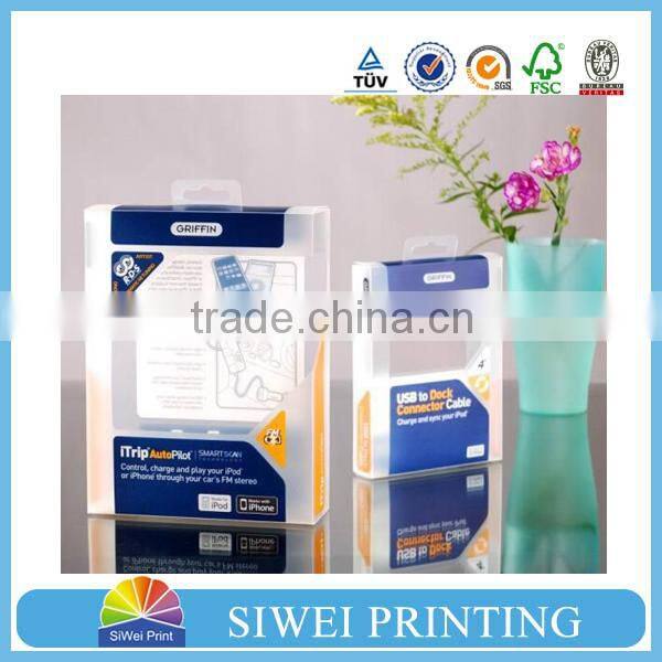 printed clear plastic folding box with hang hole including inner tray in packaging boxes/storage boxes