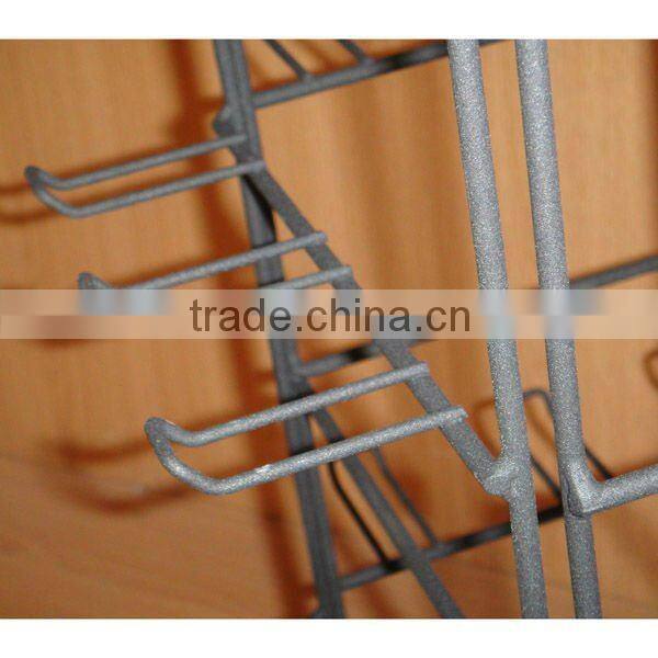 universal four sides spinning counter display rack manufacturer from china