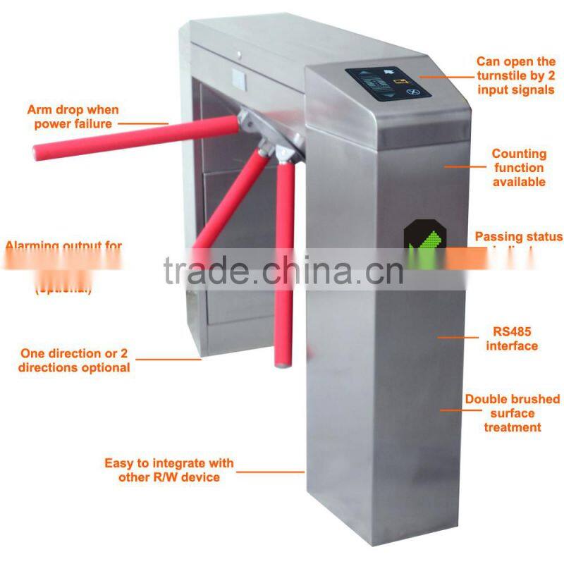 tripod full-height turnstile access control