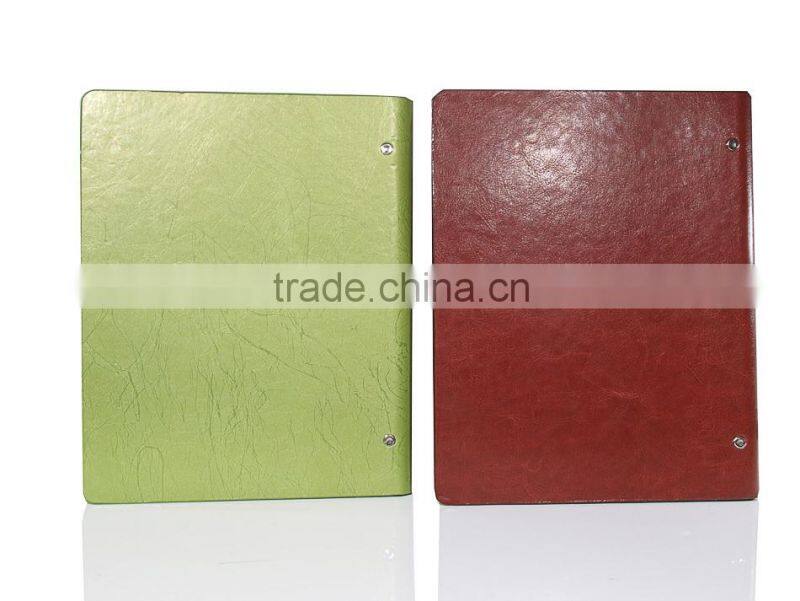 Factory sale colored PU leather notebook for promotional & gift