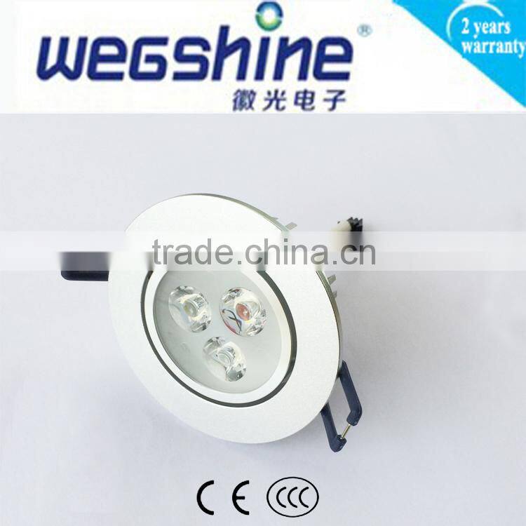 2015 High tech high quality 3w 280lm ceiling light