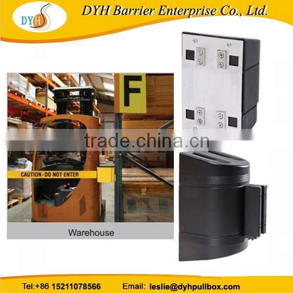 wall mounted crowd control barrier wall mount retractable barrier tape