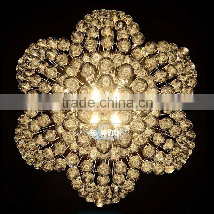 Modern Acrylic Crystal Diamond Chandelier Lustre Boul Diamant 92034