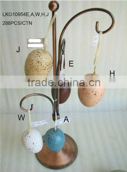 Hot Sale Artificial Polyster 2" Egg Ornament For Christmas And Home Decoration