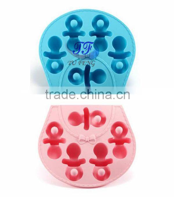 2015 new design custom diamond ring silicone ice cube tray homemade