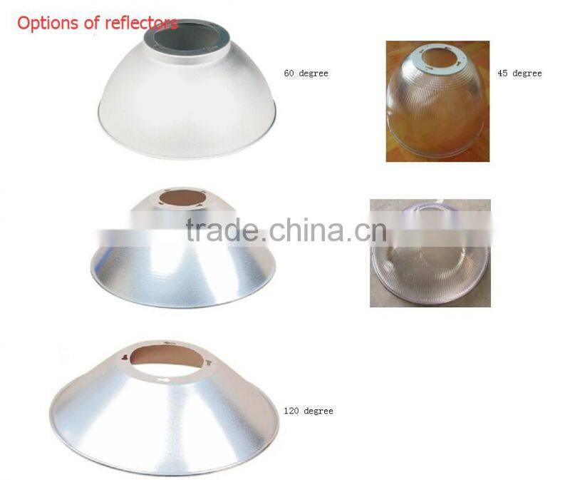 Factory prices 120W led solar energy saving highbay light OPTICS 45 60 90 120 DEGREE