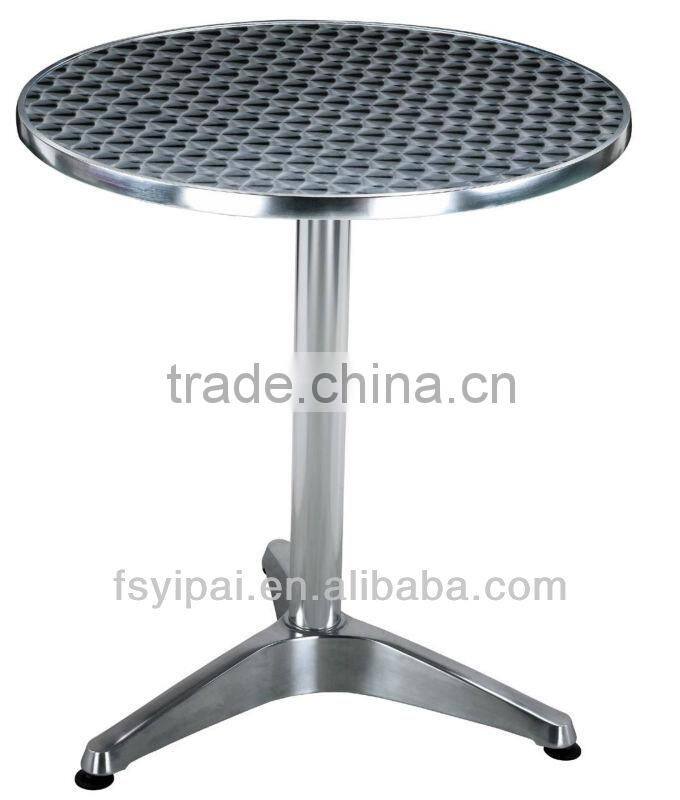 cheap round stainless steel dining table YT1