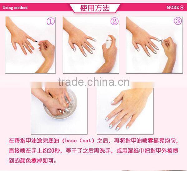 2016 new Paint Can spray on nail polish with 50ml