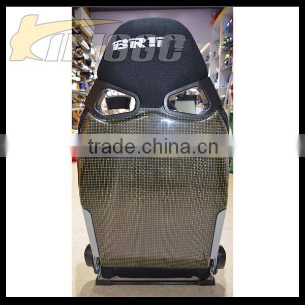 Hot Style Adjustable Auto Racing Carbon Fiber car leather Seat